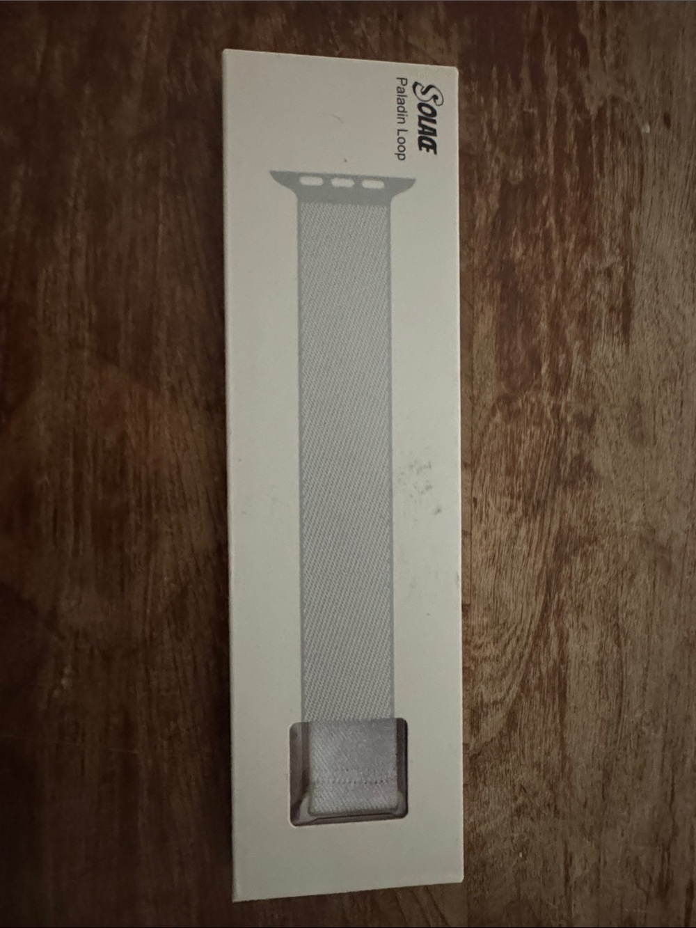 White Nylon Loop Watch Band for Smartwatches